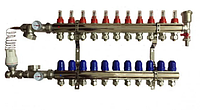 Коллектор  Koer на 11 контуров в  сборе (Чехия) 11