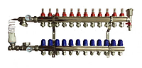 Коллектор  Koer на 12 контуров в  сборе (Чехия) 12