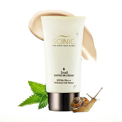 Равликовий BB крем з EGF фактором Scinic Snail Matrix SPF 50 40 мл
