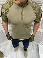 Тактична сорочка убакс з коротким рукавом \мультикам \рип-стоп coolmax М-XXL