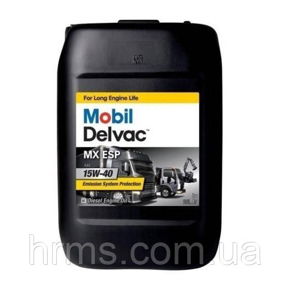 Моторне масло Mobil Delvac MX ESP 15W-40 каністра 20л Мобіл Делвак есп 15в40 Мобіл Делвак єсп 15в40