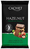 Молочний шоколад CACHET Hazelnut з фундуком 300 г