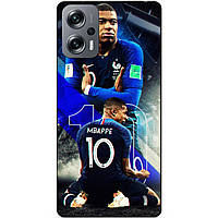 Силиконовый бампер чехол для Xiaomi Poco X4 GT с рисунком Mbappe Франция