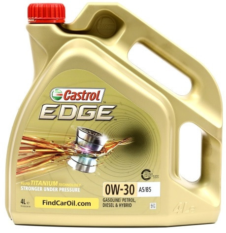 Олива моторна Castrol EDGE 0W-30 A5/B5 (Каністра 4л)