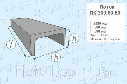 Лоток ЛК 300.60.40 - фото 1 - id-p1810375161