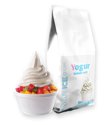 Суміш для молочного морозива Soft "Frozen Yogurt", 1 кг, фото 2