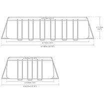 Каркасний басейн Intex 26364 (732х366х132 см) (фільтр насос, драбина, тент, підстилка; неповна комплектація), фото 5