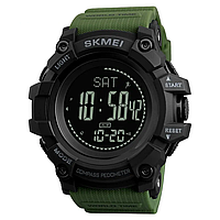 Skmei 1356 compass зеленые мужские спортивные часы с компасом