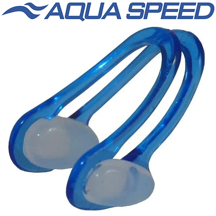 Затискач для носа для плавання Aqua Speed clip, синій, фото 1