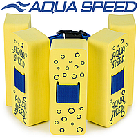 Пояс для аквафитнеса детский пояс для плавания Aqua Speed Kiddie II Octopus, желтый (15-30 кг)