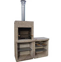 Вуличний камін-барбекю "Санта Фе" зі столом