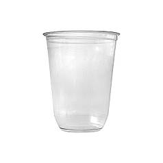 Купольний стакан 470мл пластиковий для коктейлів Bubble без кришки одноразовий прозорий 50шт/уп
