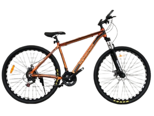 Гірський алюмінієвий Велосипед TopRider 680 29 дюймів розмір рами 19″ Золотий, фото 1