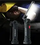 Ліхтар акумуляторний складаний для кемпінгу W-51-SMD+COB, фото 9