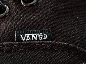 Кеди VANS Authentic ALL BLACK кросівки чорні ванси текстиль унісекс, фото 6