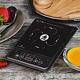 Плита індукційна настільна одна конфорка EB-62226 2000 Вт Портативна одноконфоркова електроплита, фото 2