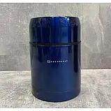 Термос ваккумний харчовий з окремою тарілкою 1000 мл Edenberg EB-3510 Термос для їжі з неіржавкої сталі, фото 5