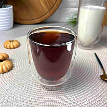 Склянка з подвійними стінками 280 мл на ніжці, фото 3