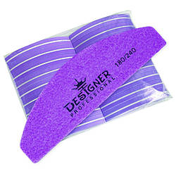 Міні баф місяць Designer 90*28 мм 180/240 фіолетовий (20 шт)