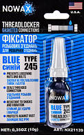 Фіксатор різьблення NOWAX THREADLOCKER BLUE 10г синій NX21139