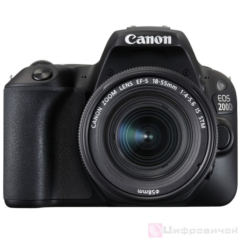 Дзеркальний фотоапарат Canon EOS 200D kit it 18-55 IS STM WiFi/NFC в магазині Київ