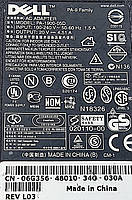 Блок живлення Dell 20V 4.5A 90W Трапеція 3 pin (PA-1900-05D) Б/В, фото 5