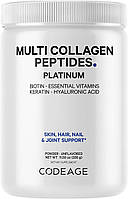 CodeAge Multi Collagen Peptides Powder Platinum / Пептиди колагену збагачені вітамінами 326 г