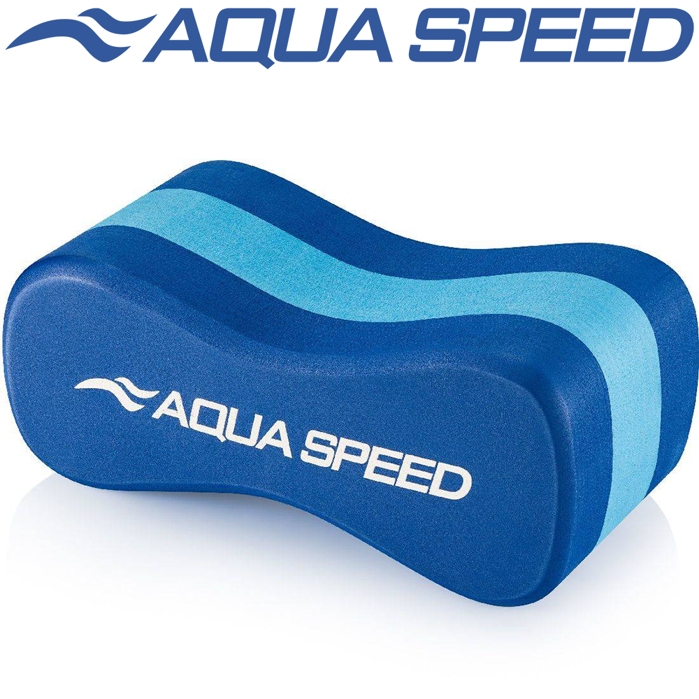 Колобашка для плавання Aqua Speed Junior 3 Layesr Pullbuoy синьо-блакитна 20 x 8 x 10 см