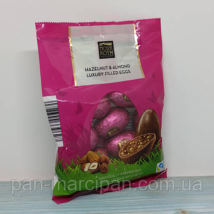Шоколадні яйця Moser Roth Hazelnut & Almond 150 г