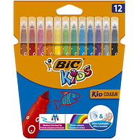 Фломастеры Bic Kid Coleour, 12 цветов (bc9202932) - Топ Продаж!