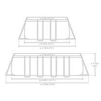 Каркасний басейн Intex 26790 (400 x122 см) (2 006 л/ч, драбина), фото 2