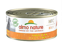 Консервированный корм для взрослых кошек Almo Nature HFC Jelly Adult Cat Chicken с курицей 150 г