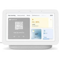 Центральный контроллер для умного дома Google Nest Hub 2nd Generation Chalk (GA01331-EU)