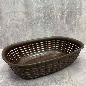 Сухарниця 30,5*21,5*7,5 см "Ротанг" Алеана 168081 темно-коричневий