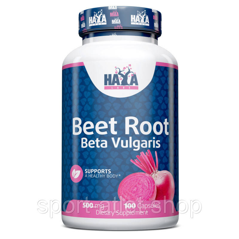 Натуральна добавка Haya Labs Beet Root 500 mg, 100 капсул