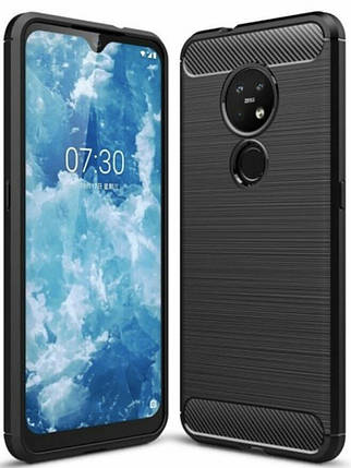 TPU чохол накладка Urban для Nokia 6.2 (на нокію 6.2) чорний, фото 1