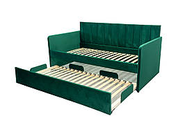 Дитяче ліжко в тканині з додатковим спальним місцем Джуді Д 004