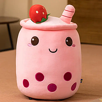 Мягкая игрушка Boba Боба 50 см огромная плюшевая игрушка пузырьковый чай, оригинальная подушка, Плюшевая игруш