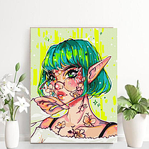 Флуоресцентні картини за номерами, що світяться у темряві