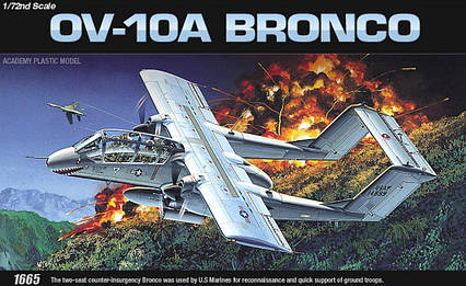 OV-10A Bronco. Модель літака у масштабі 1/72. ACADEMY 12463 (1665), фото 1