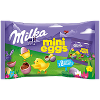 Шоколадные пасхальные яйца Mini Eggs Milka, 253 г, 8 уп/ящ