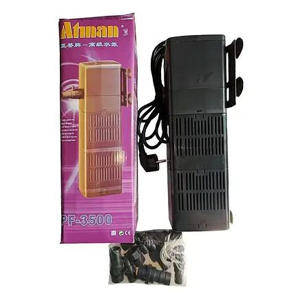 Фільтр внутрішній Atman PF-3500, ViaAqua VA-3600IPF. Акваріумний фільтр для акваріумів об'ємом від 400 до 800, фото 1