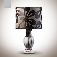 Настольная лампа классическая с цветочным абажуром 19000