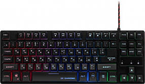 Клавіатура 2E Gaming KG290 87 keys LED USB Black Ukr (2E-KG290UB)