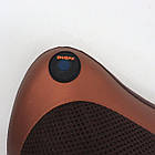 Масажна подушка (31х10х19 см) Massage pillow 8028 / Роликовий масажер для шиї та спини, фото 7