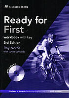 Робочий зошит Ready for First 3rd Edition: Workbook with Key with Audio CD