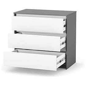 Комод Верес Берн 900, біло/графітовий