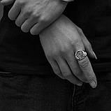 Кільце печатка перстень чоловіче сталеве LABIRINTH 19 з медичної неіржавної сталі з Лабіринтом, фото 7