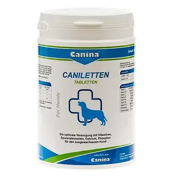 Вітамінно-мінеральний комплекс для дорослих собак Canina Caniletten 500 таблеток 1 кг