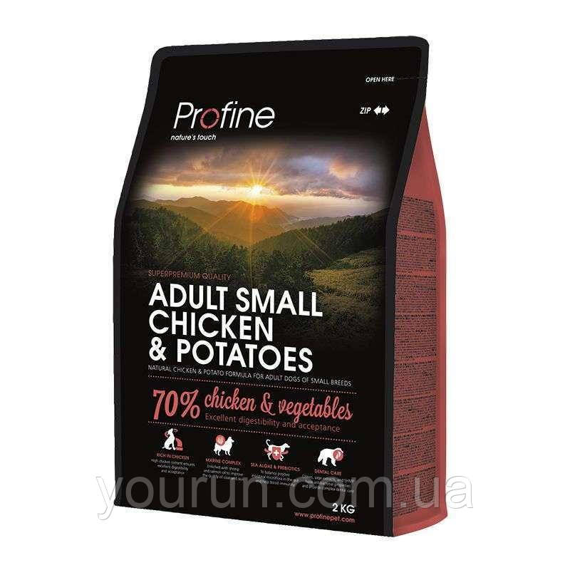 Profine Adult Small Breed Chicken and Potatoes для дорослих собак малих порід з куркою та картоплею 2 кг